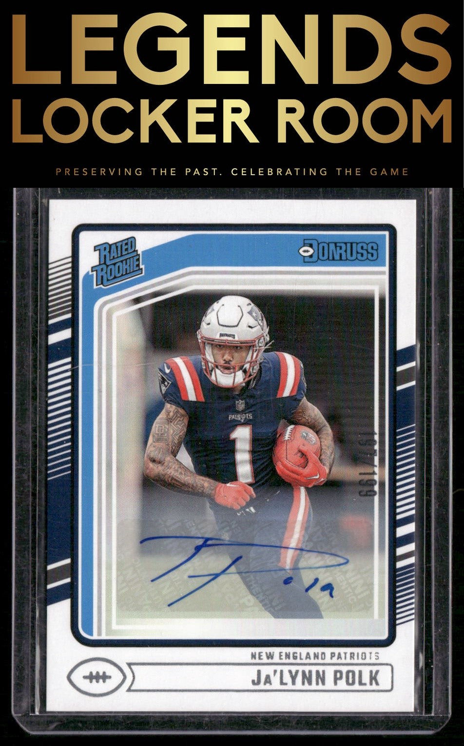 2024 Donruss #373 Ja'Lynn Polk Rated Rookies Autographs #/199