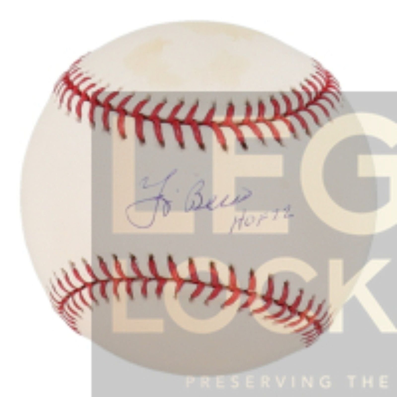Yogi Berra Autographed Baseball – Inscribed "HOF 72" 