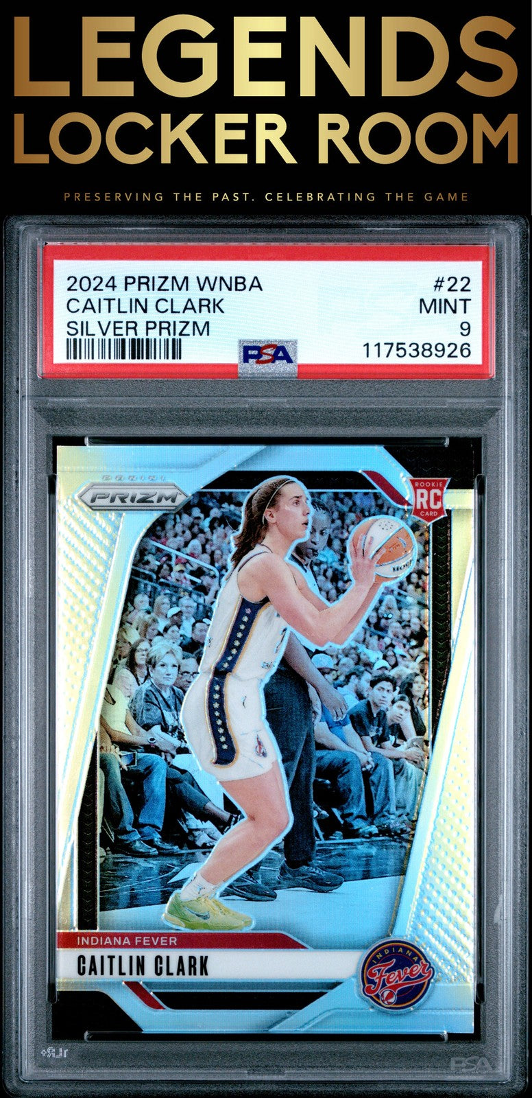2024 Panini Prizm Wnba #22 Caitlin Clark Silver Prizm PSA 9