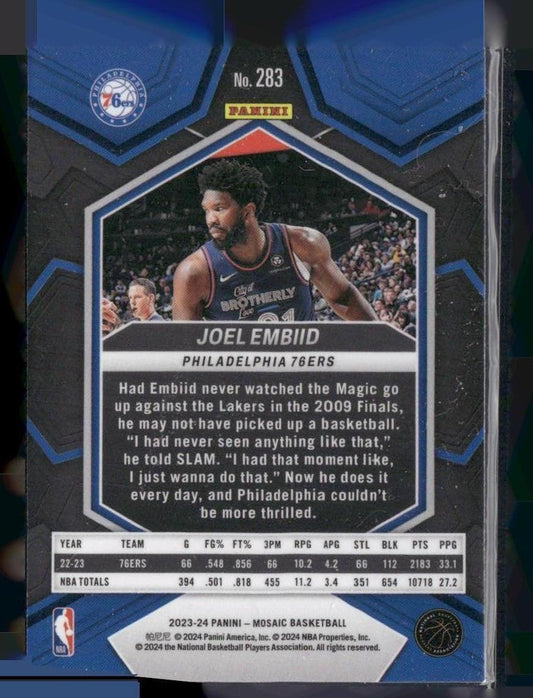 2023-24 Panini Mosaic #283 Joel Embiid