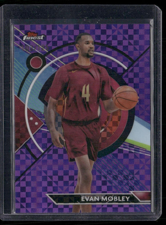 2023-24 Finest #11 Evan Mobley Purple Checkerboard Refractors #/125