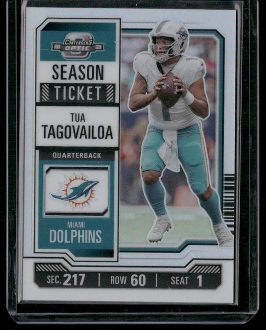 2023 Panini Contenders Optic #34 Tua Tagovailoa Silver