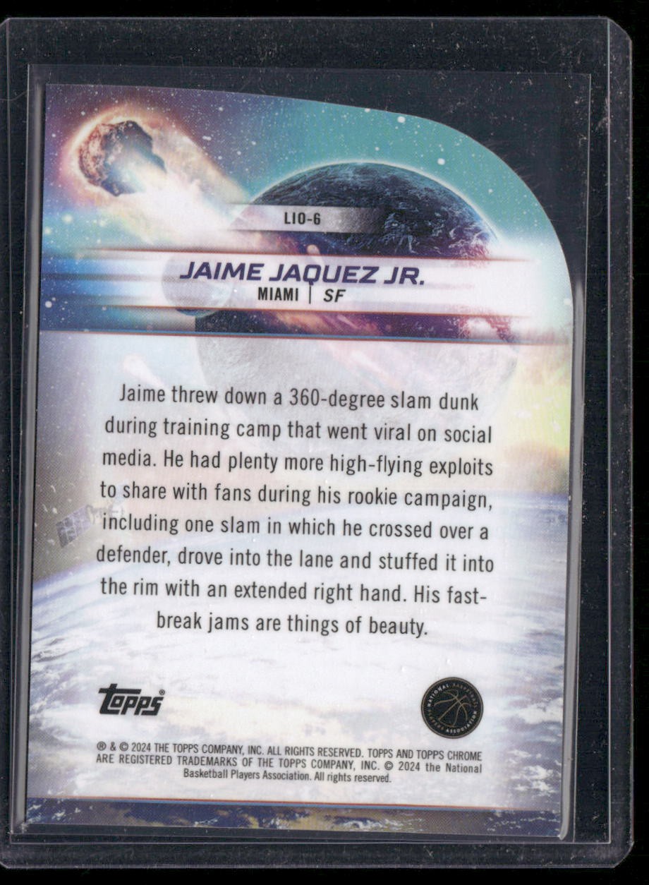 2023-24 Topps Chrome Cosmic #LIO-6 Jaime Jaquez Jr. Launched Into Orbit