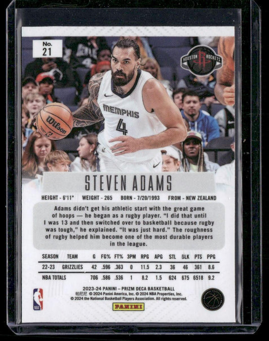 2023-24 Panini Prizm Deca #21 Steven Adams