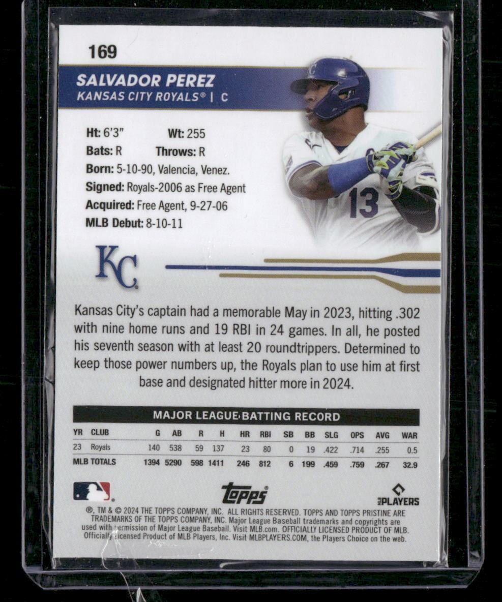 2024 Topps Pristine #169 Salvador Perez