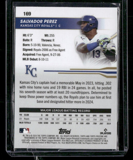 2024 Topps Pristine #169 Salvador Perez