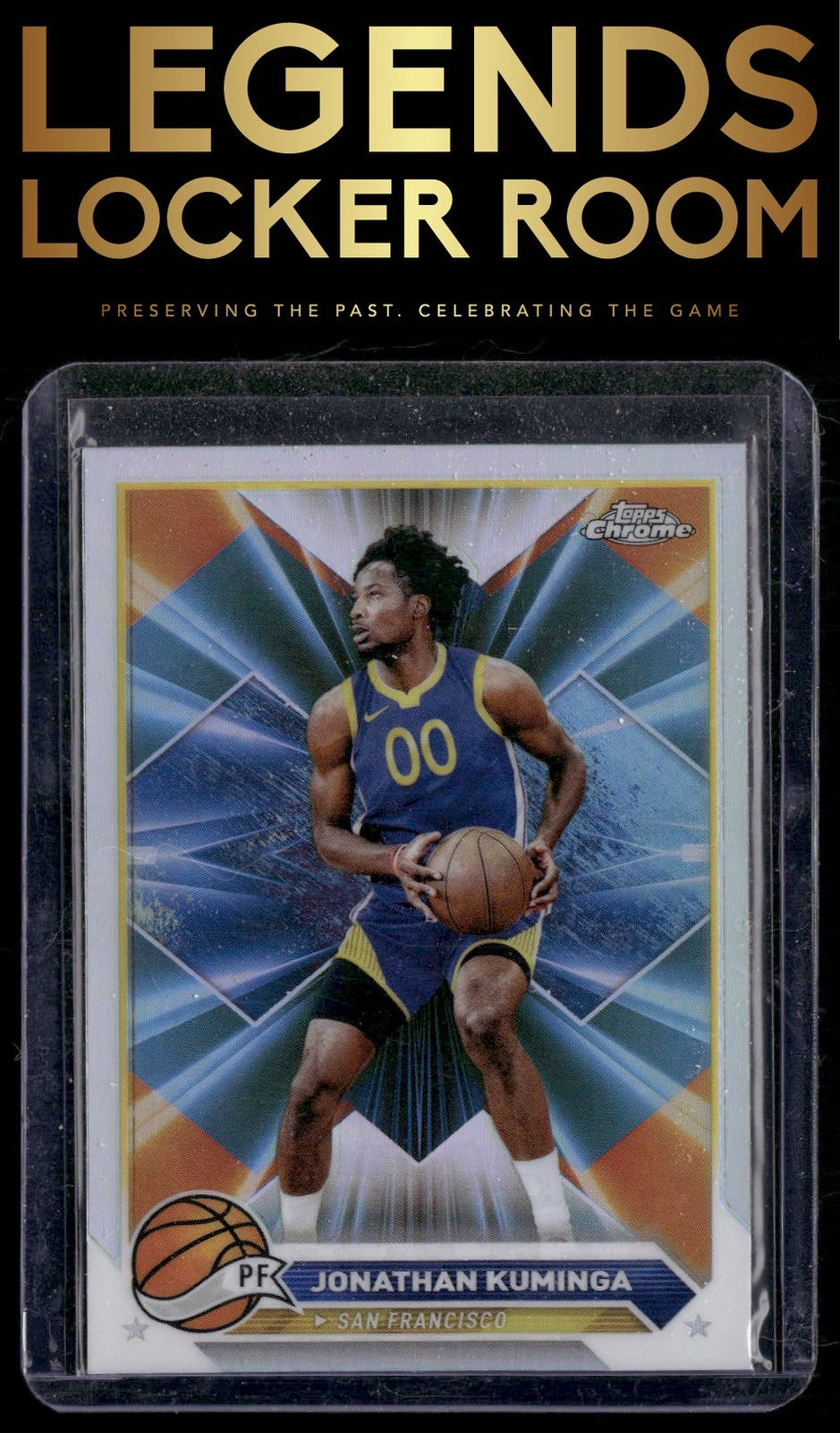 2023-24 Topps Chrome #122 Jonathan Kuminga Refractors