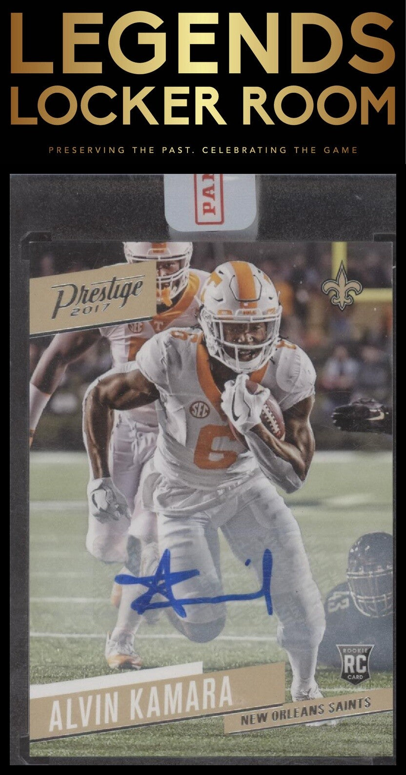 2017 Panini Prestige #251 Alvin Kamara Rookie Signatures