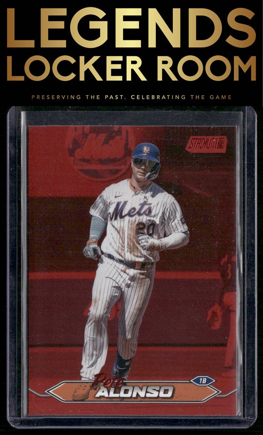 2024 Stadium Club #176 Pete Alonso Red Foil