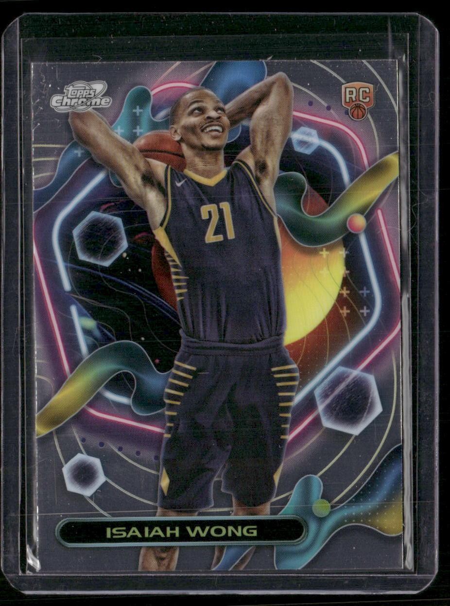 2023-24 Topps Chrome Cosmic #195 Isaiah Wong