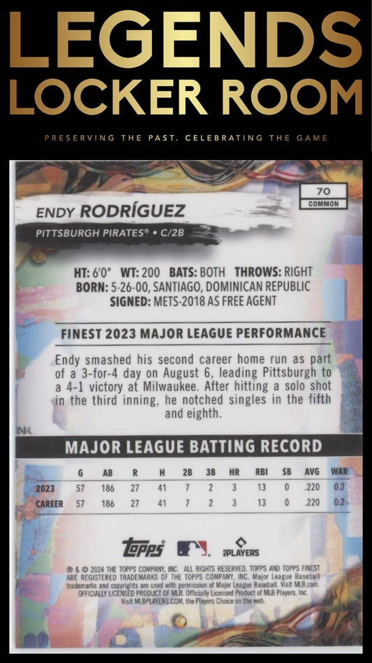 2024 Finest #70 Endy Rodríguez