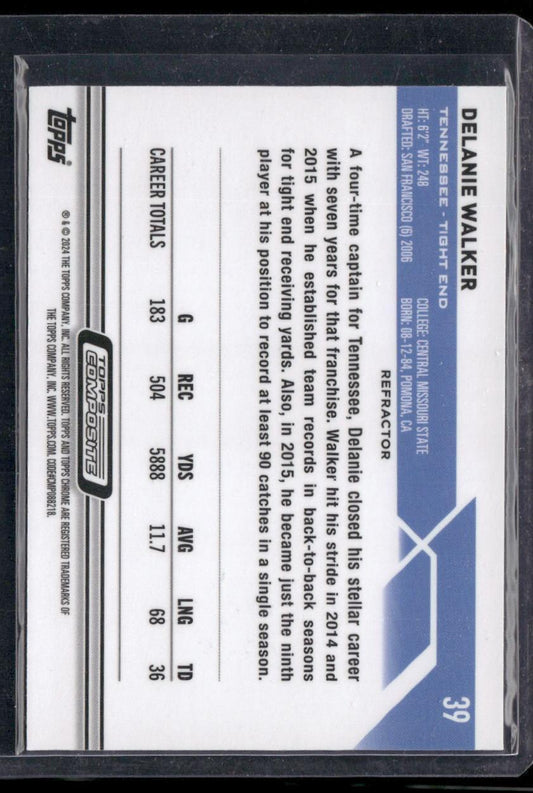 2023 Topps Composite #39 Delanie Walker Topps Chrome Refractor