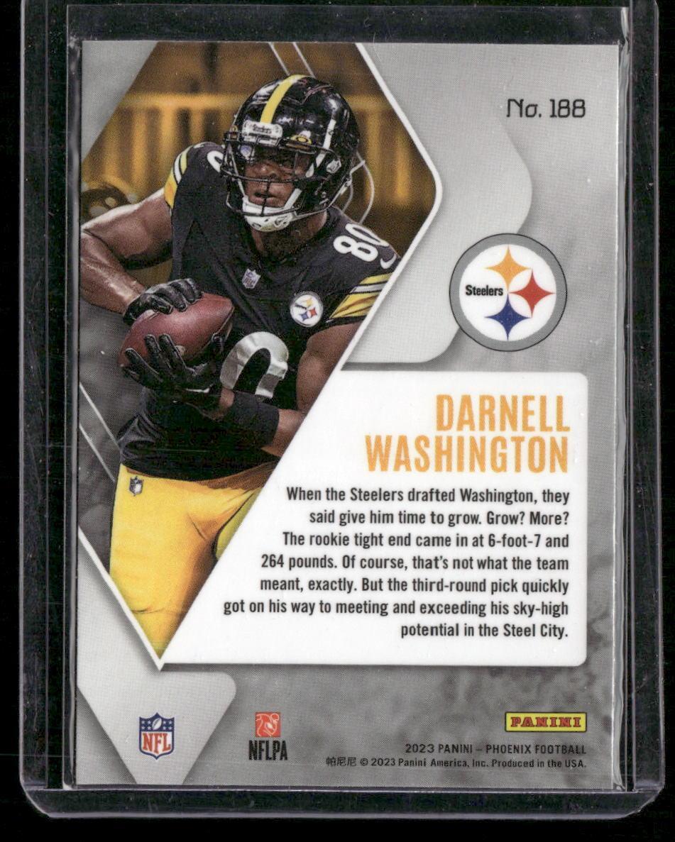 2023 Panini Phoenix #188 Darnell Washington Silver