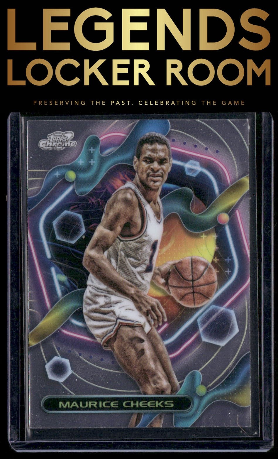 2023-24 Topps Chrome Cosmic #97 Maurice Cheeks