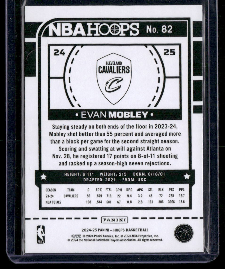 2024-25 Hoops #82 Evan Mobley