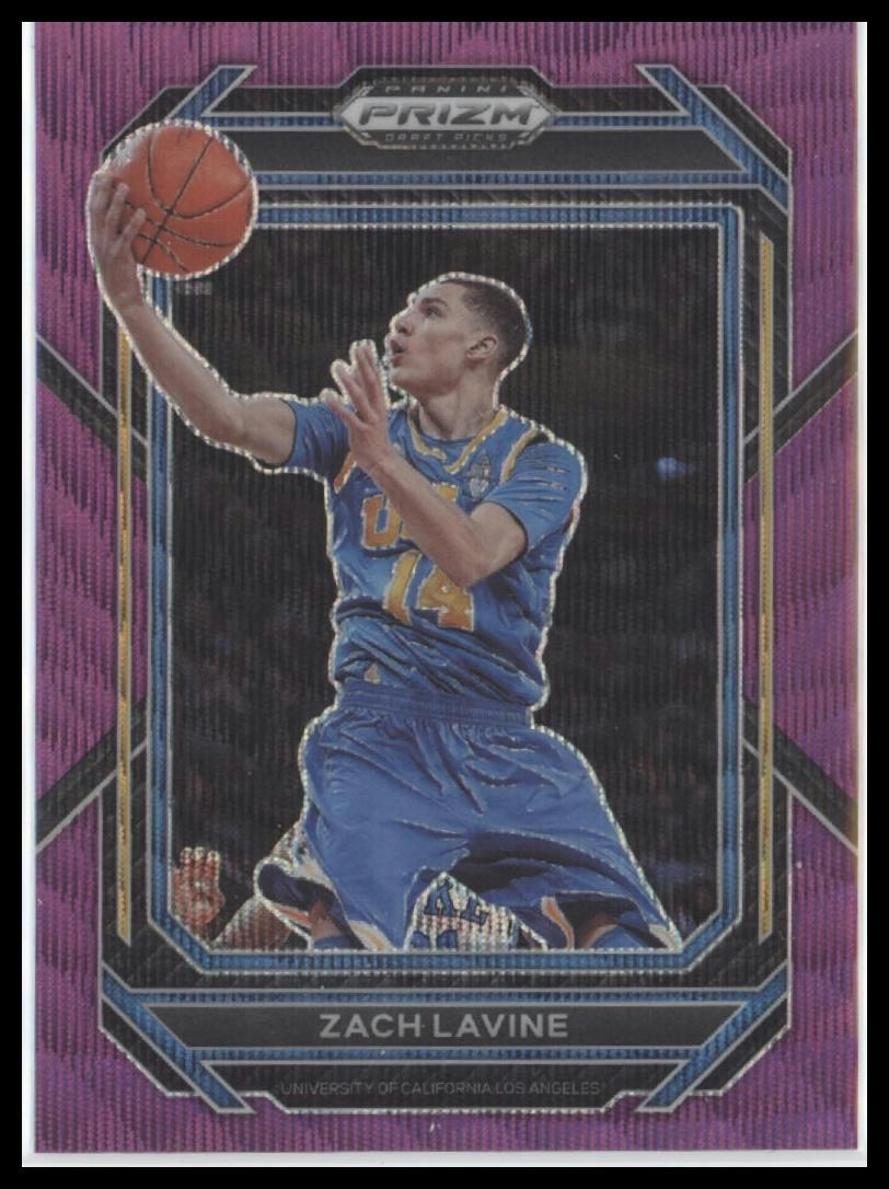 2023 Panini Prizm Draft Picks #59 Zach LaVine Purple Wave