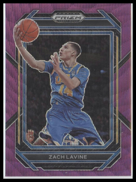 2023 Panini Prizm Draft Picks #59 Zach LaVine Purple Wave