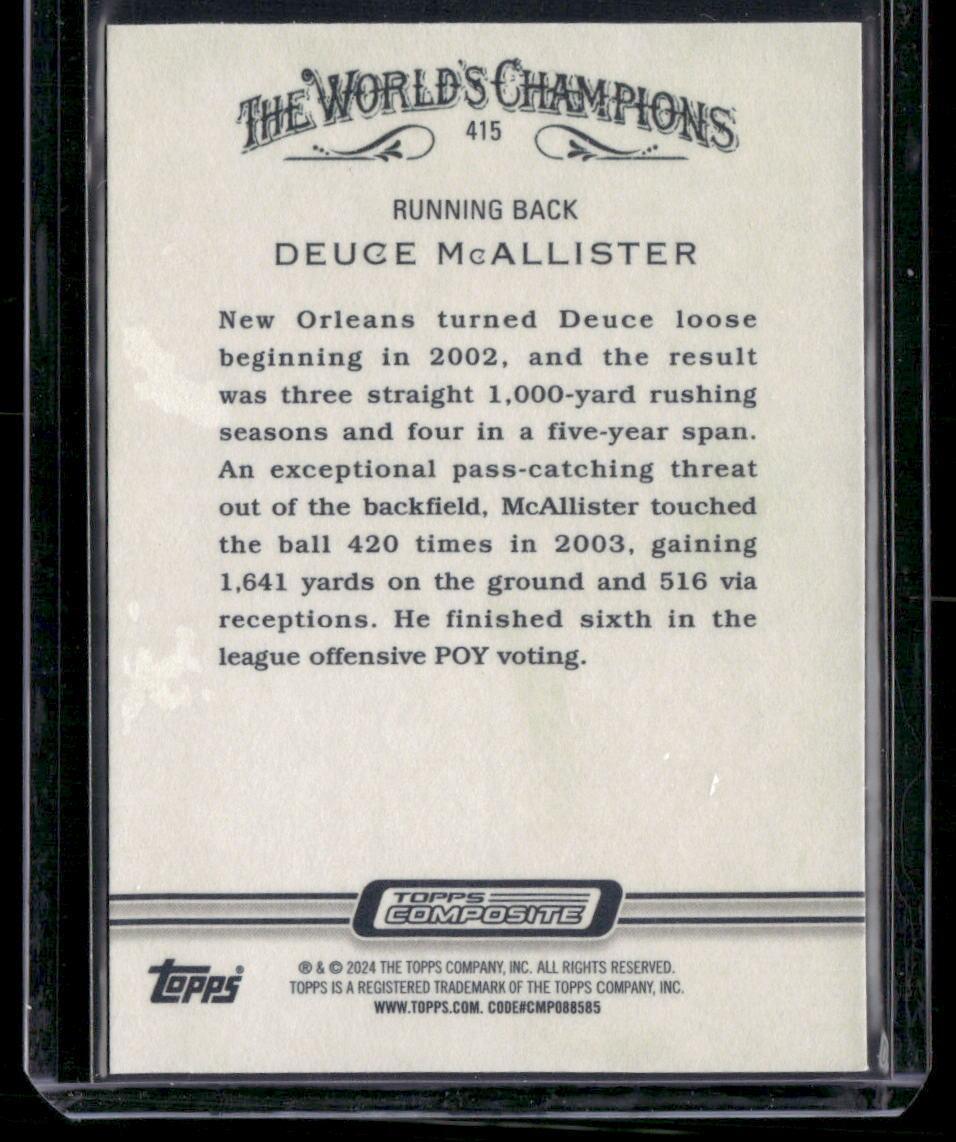 2023 Topps Composite #415 Deuce McAllister