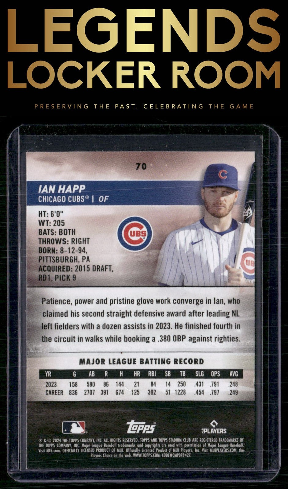 2024 Stadium Club #70 Ian Happ