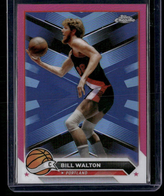 2023-24 Topps Chrome #94 Bill Walton Pink Refractors