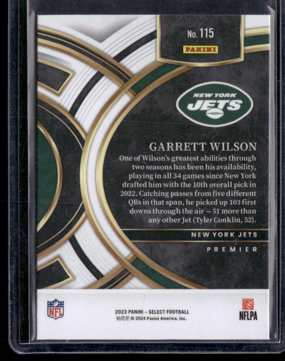 2023 Panini Select #115 Garrett Wilson