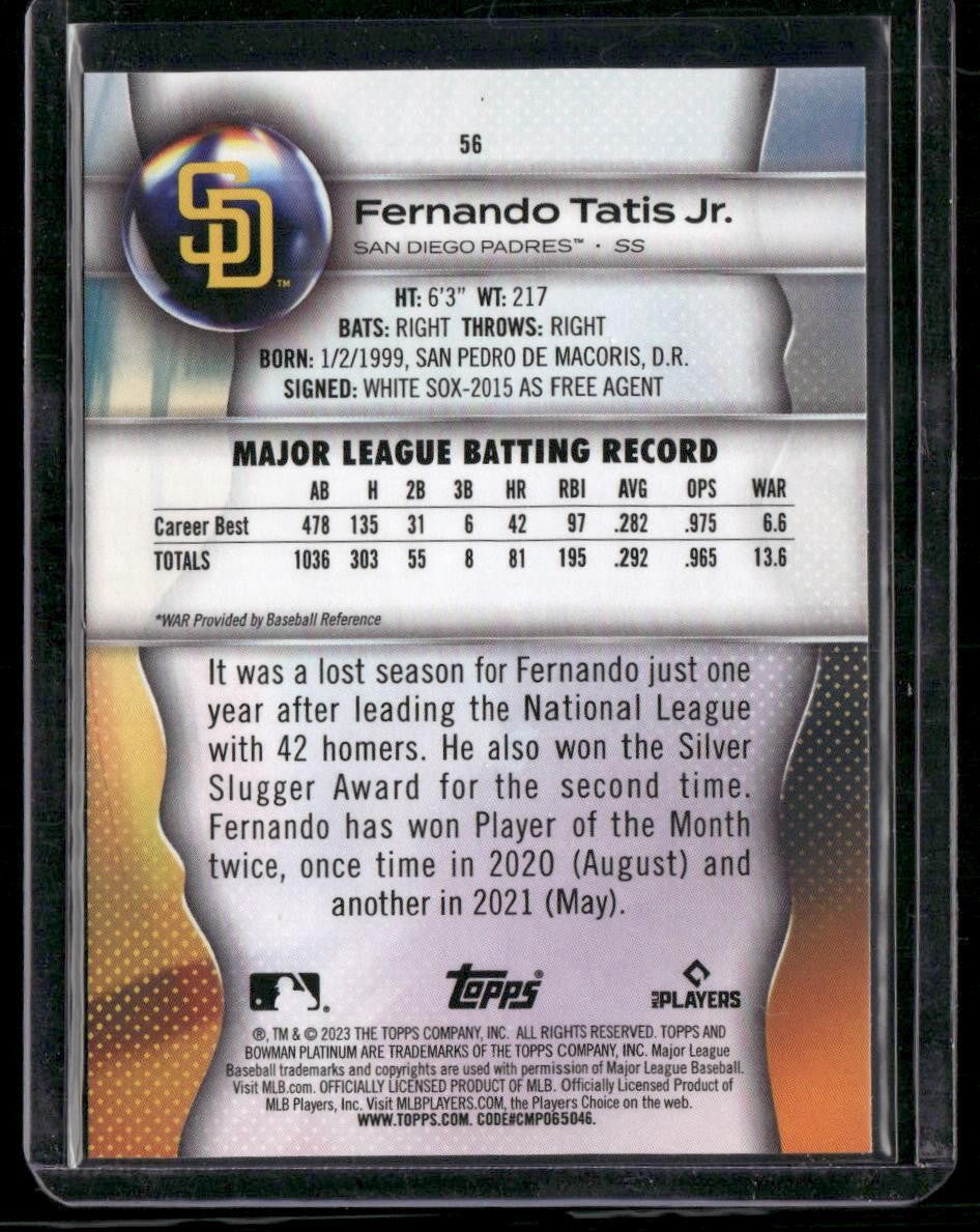 2023 Bowman Platinum #56 Fernando Tatis Jr.