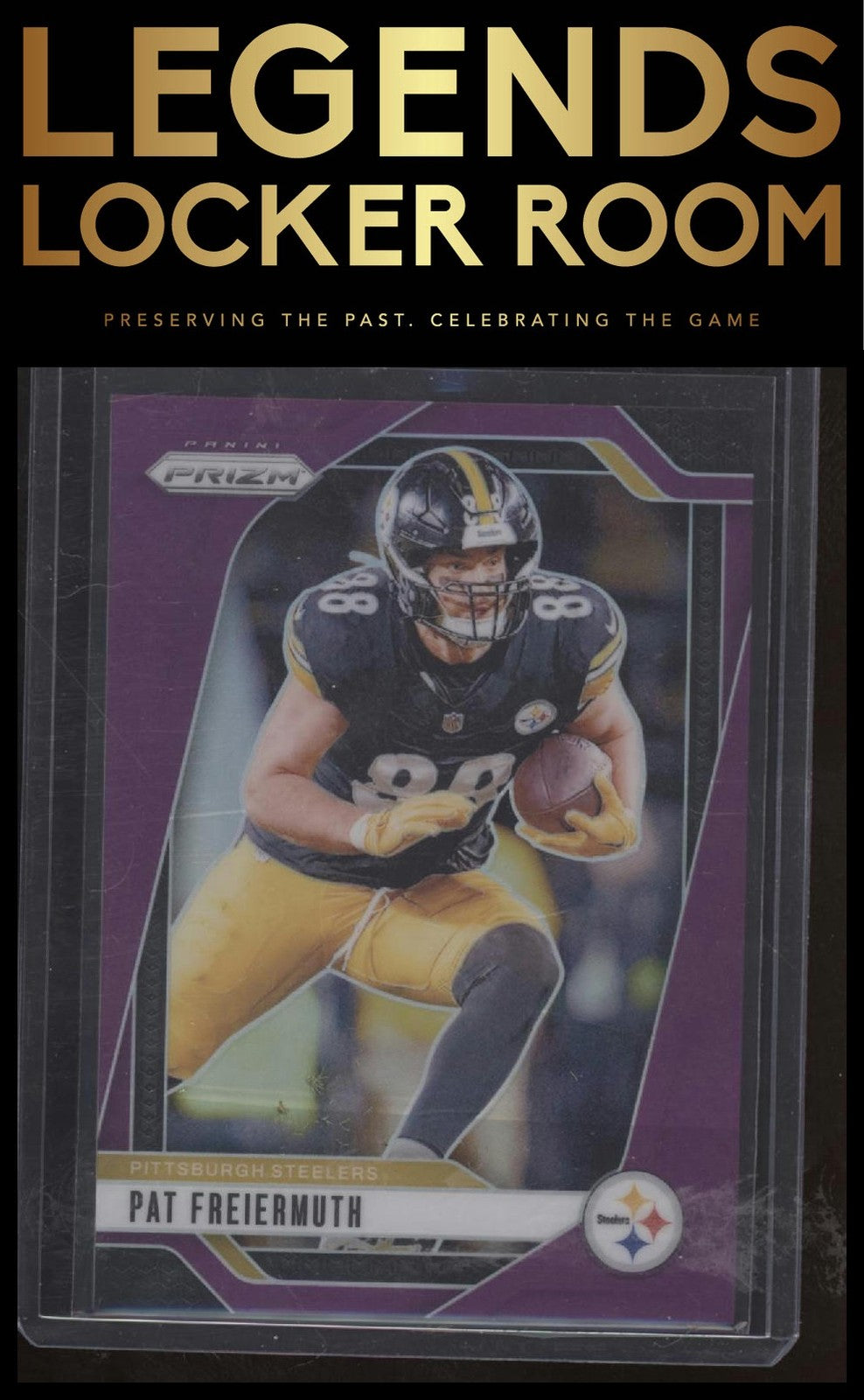 2024 Panini Prizm #244 Pat Freiermuth Purple #/125