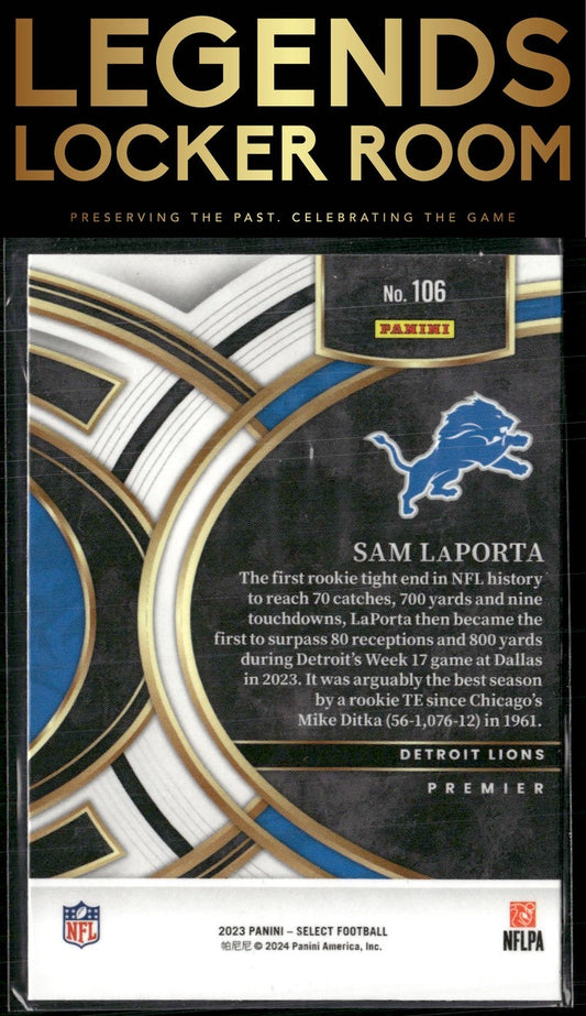 2023 Panini Select #106 Sam LaPorta