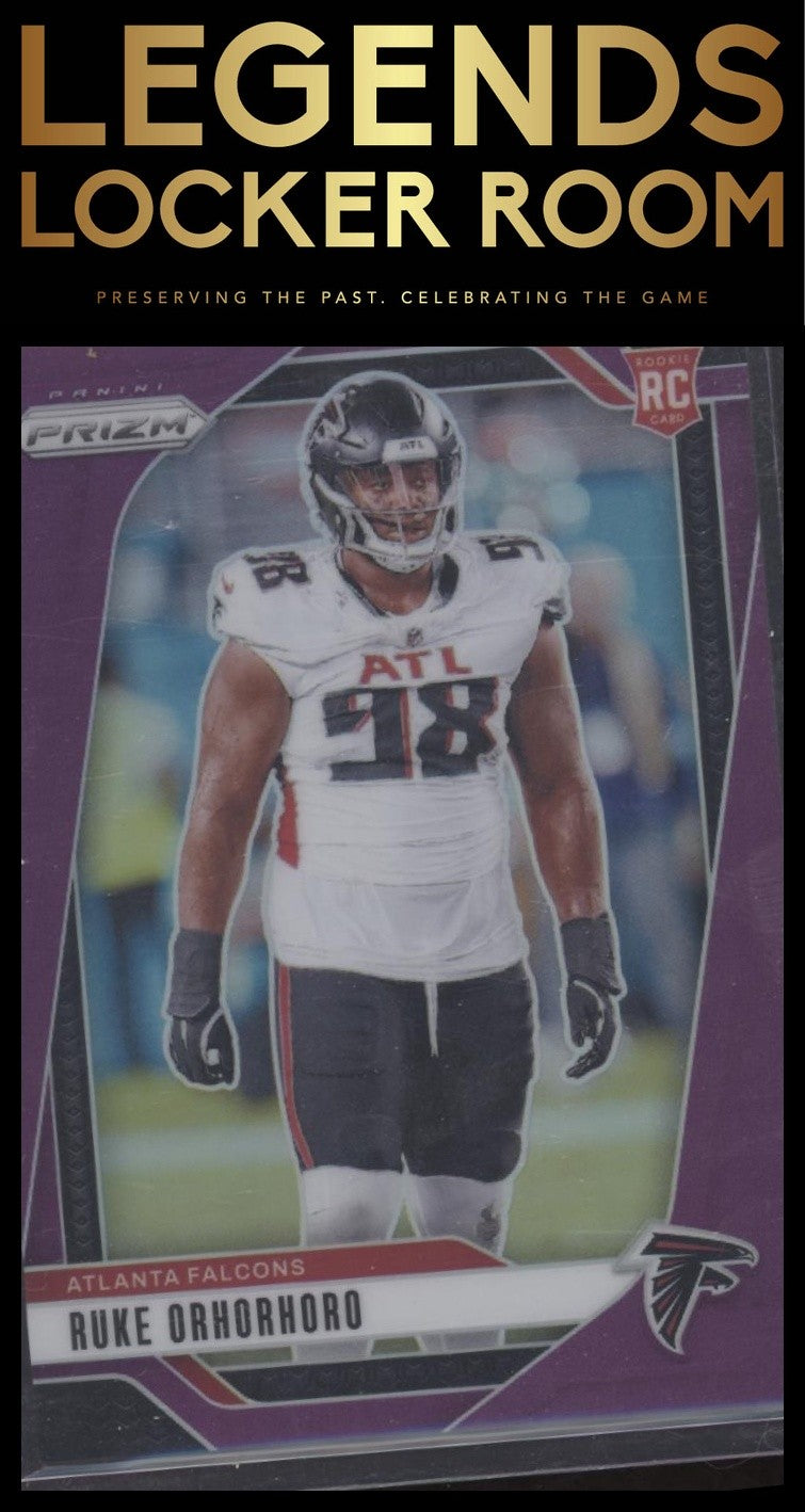 2024 Panini Prizm #386 Ruke Orhorhoro Purple #/125