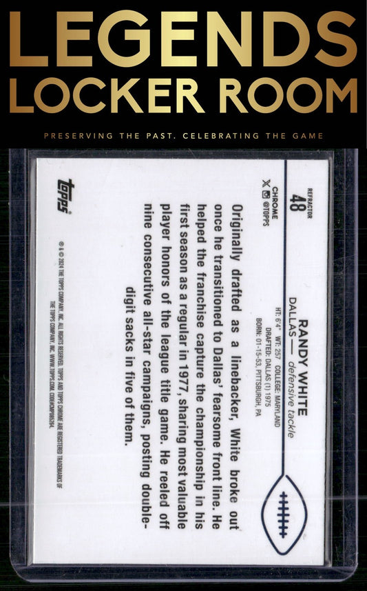 2024 Topps Chrome #48 Randy White Refractor