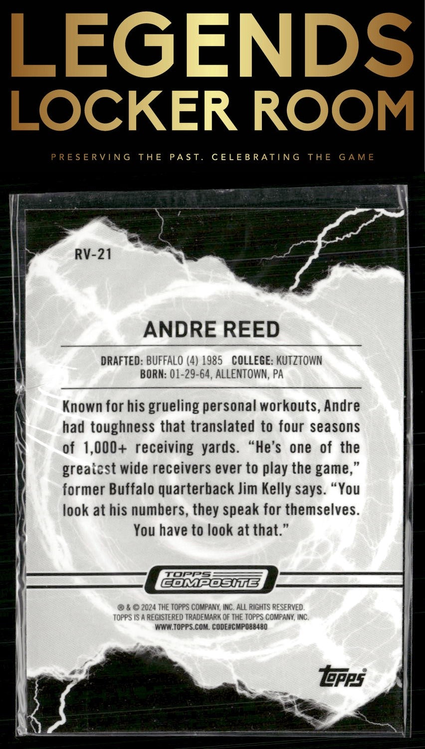 2023 Topps Composite #RV-21 Andre Reed Resurgence Voltaic