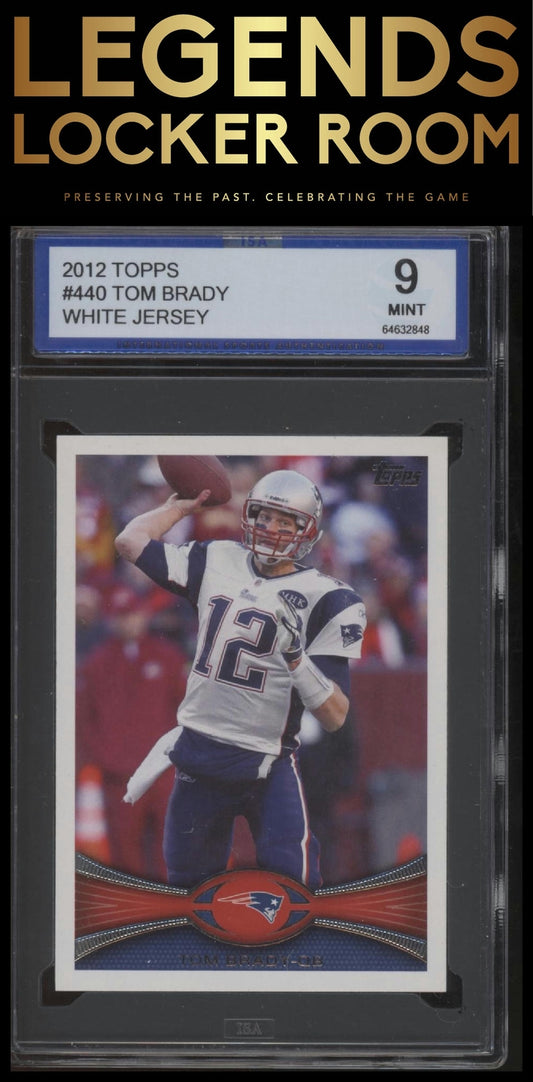 2012 Topps #440 Tom Brady White Jersey