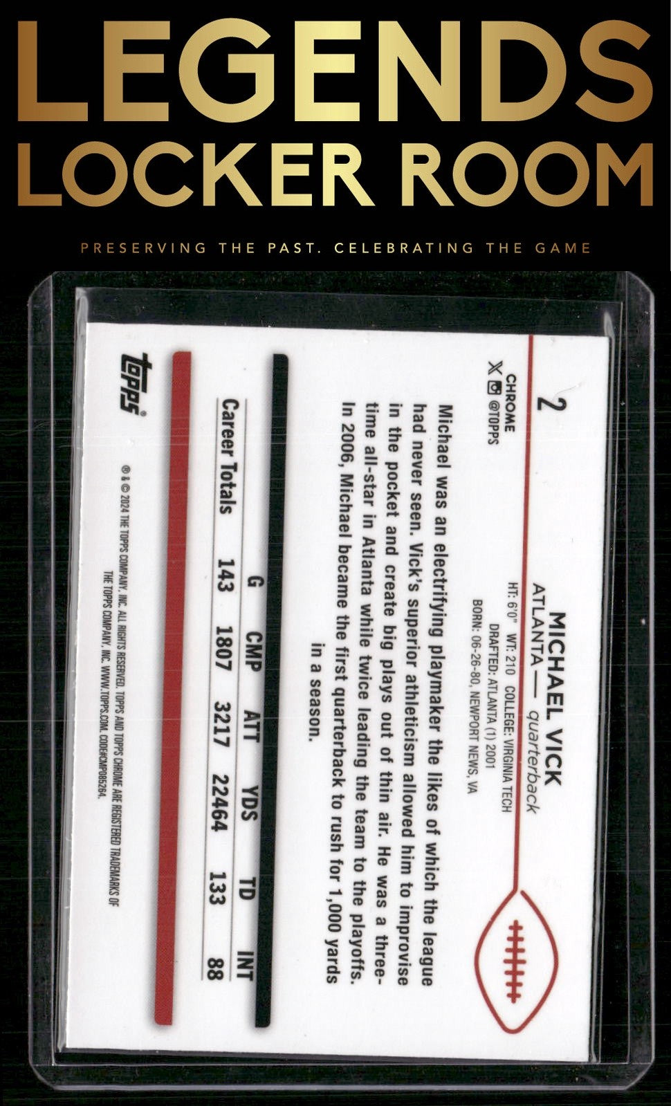 2024 Topps Chrome #2 Michael Vick