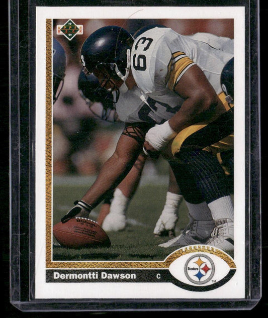 1991 Upper Deck #328b Dermontti Dawson