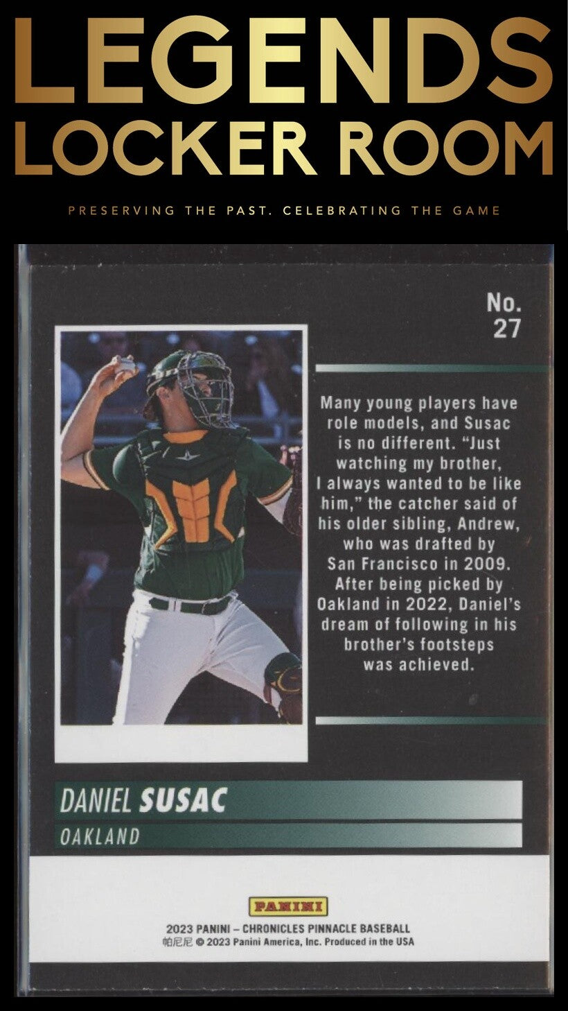 2023 Panini Chronicles: Pinnacle #27 Daniel Susac