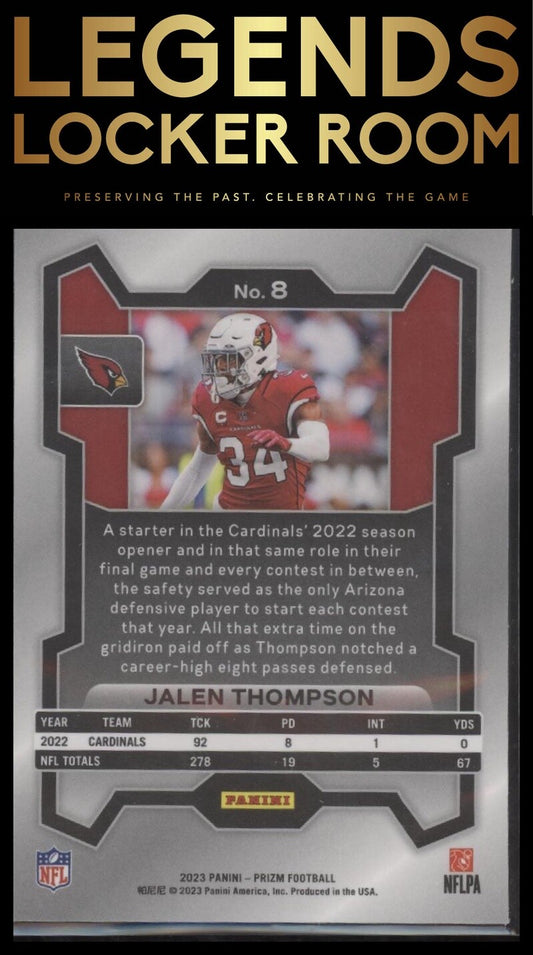 2023 Panini Prizm #8 Jalen Thompson