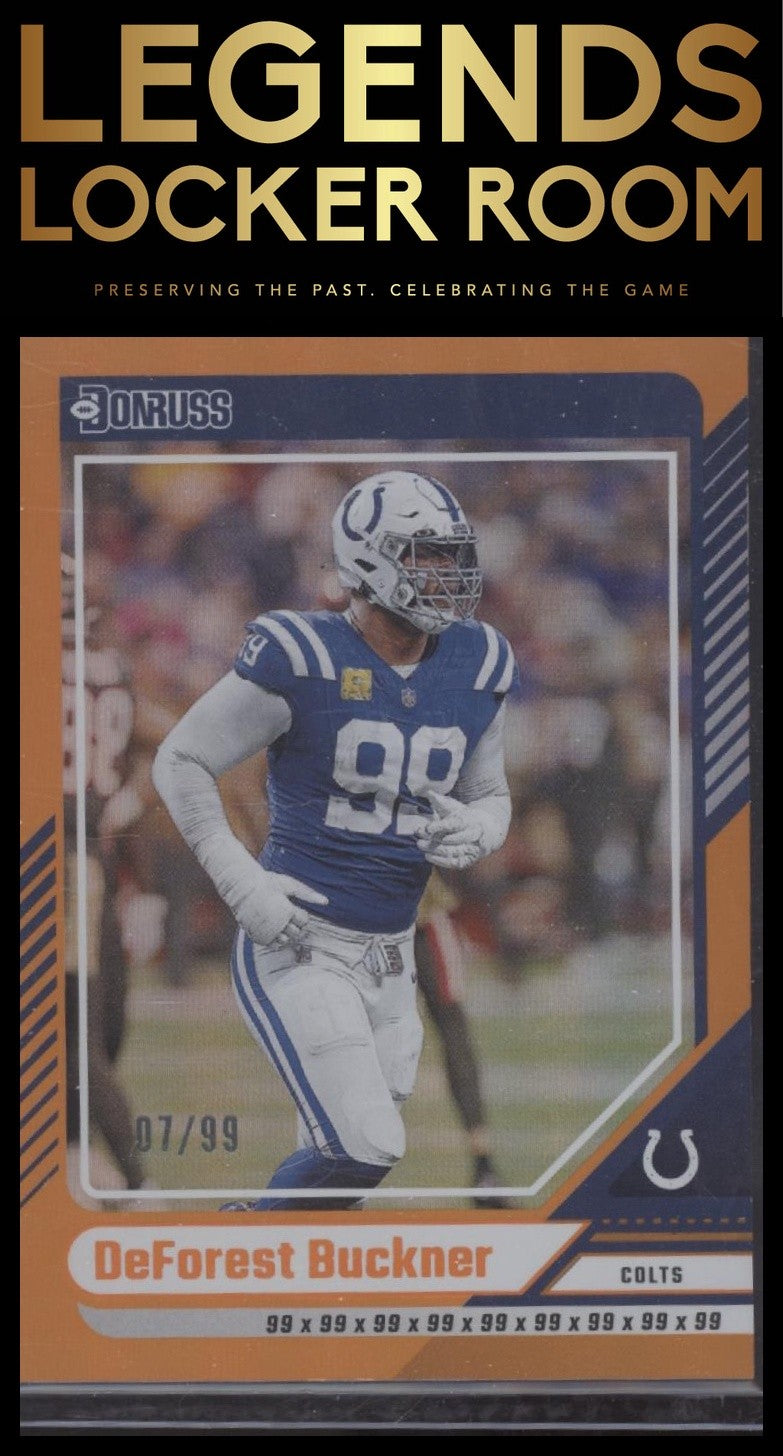 2024 Donruss #142 DeForest Buckner Jersey Number #/99