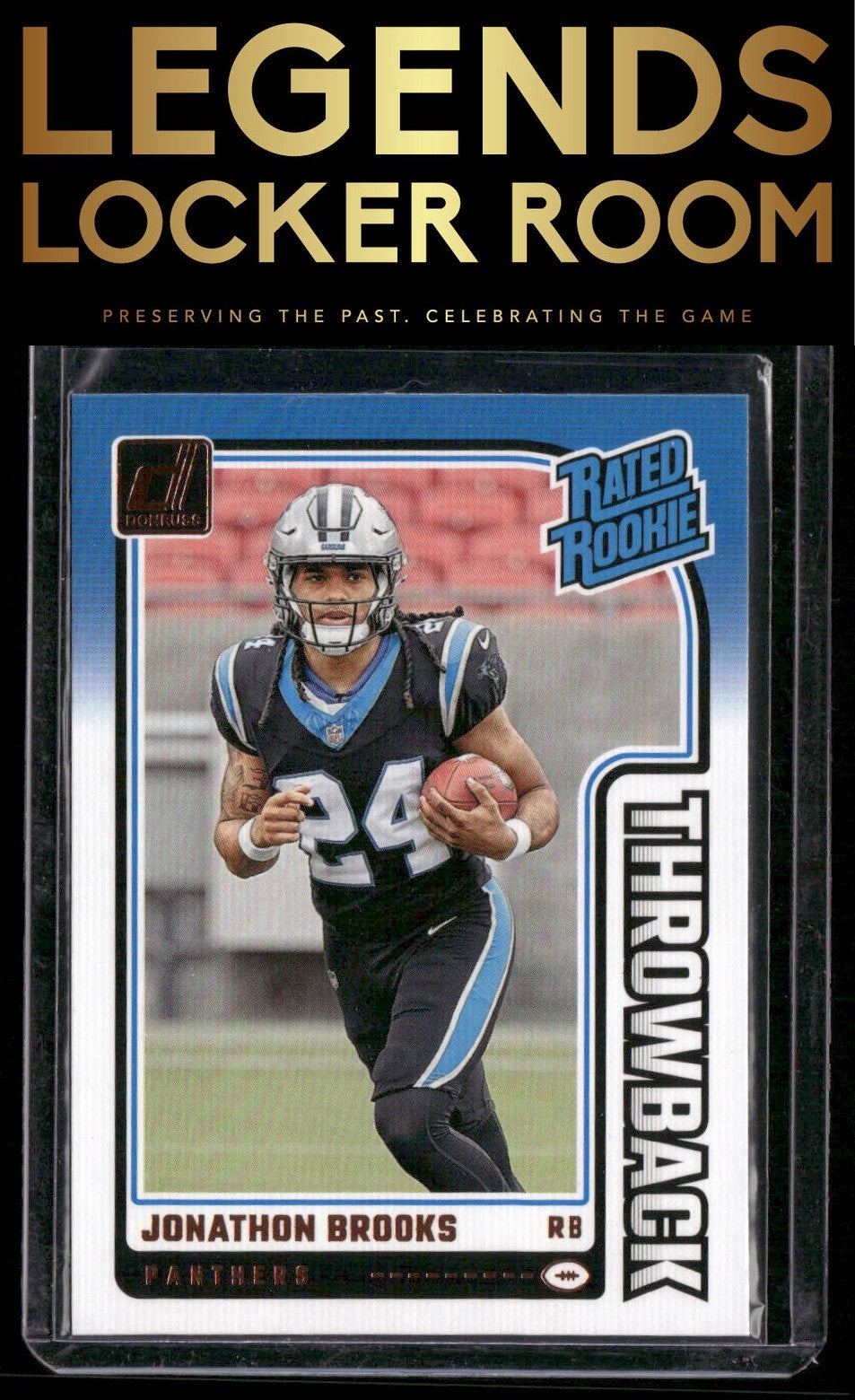 2024 Donruss #27 Jonathon Brooks Rated Rookies Throwback