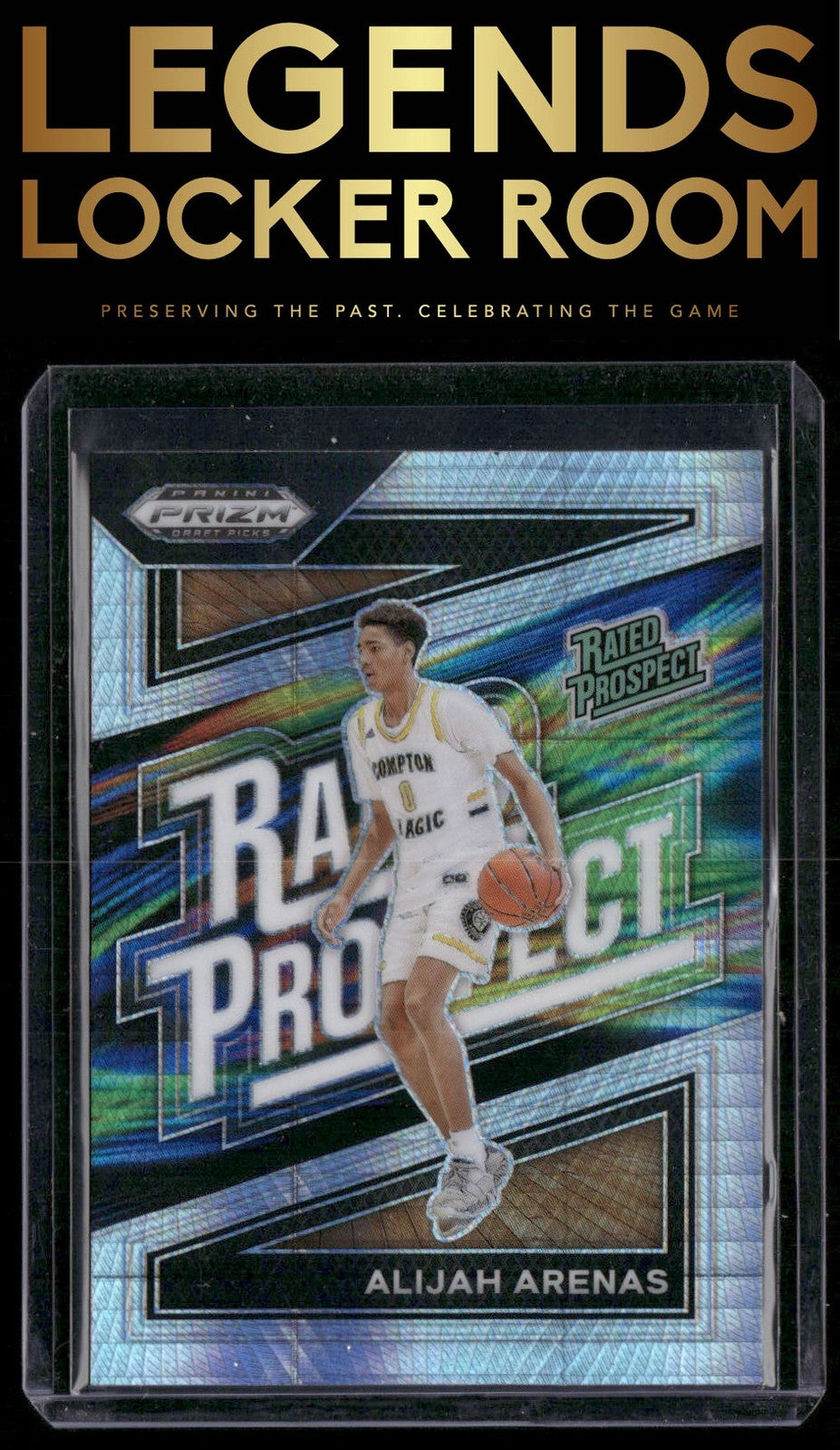 2024 Panini Prizm Draft Picks #6 Alijah Arenas Rated Prospect Prizms Hyper