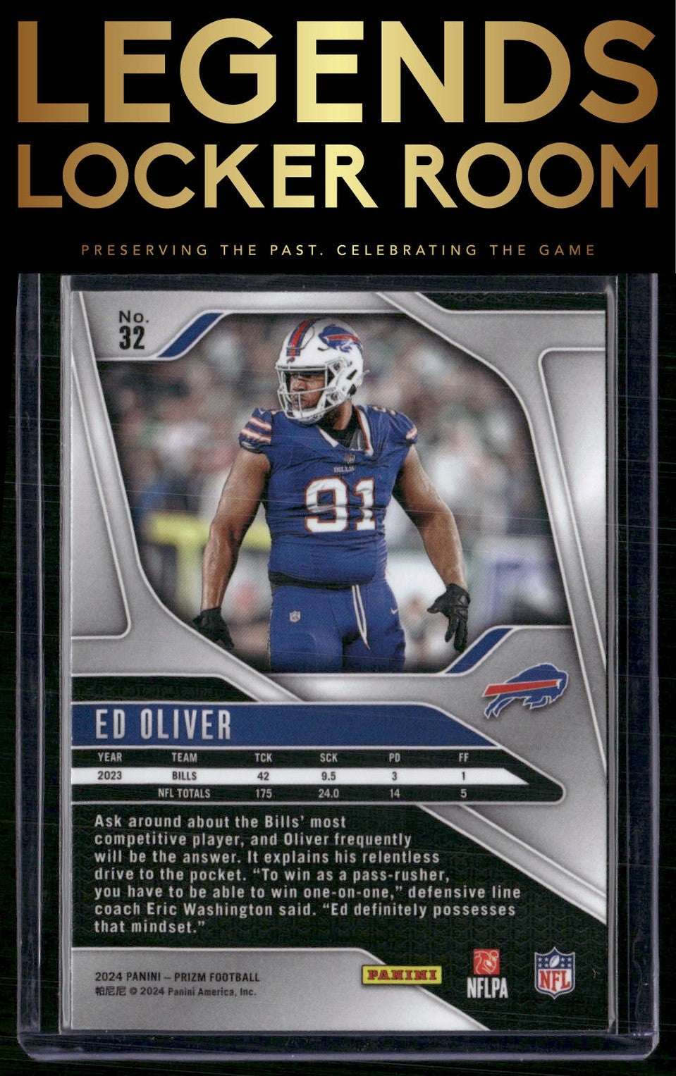 2024 Panini Prizm #32 Ed Oliver