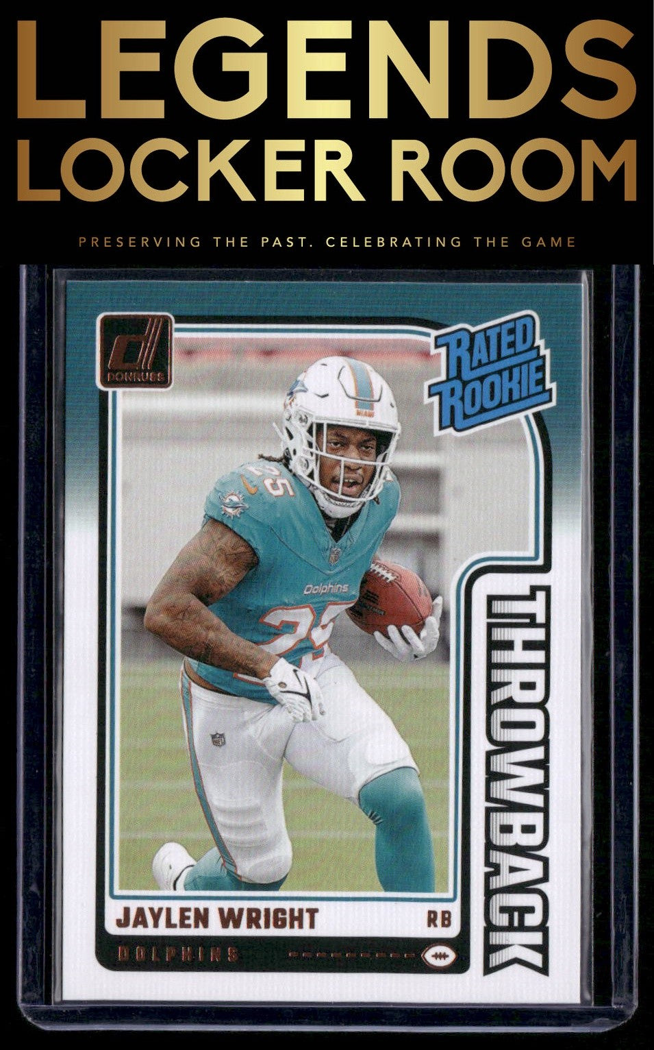 2024 Donruss #17 Jaylen Wright Rated Rookies Throwback