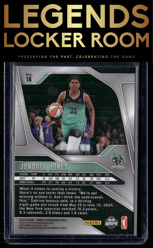 2024 Panini Prizm WNBA #14 Jonquel Jones