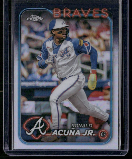 2024 Topps Chrome #250 Ronald Acuña Jr. Refractors
