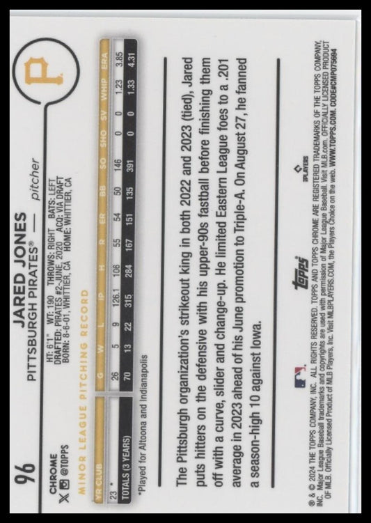 2024 Topps Chrome #96 Jared Jones
