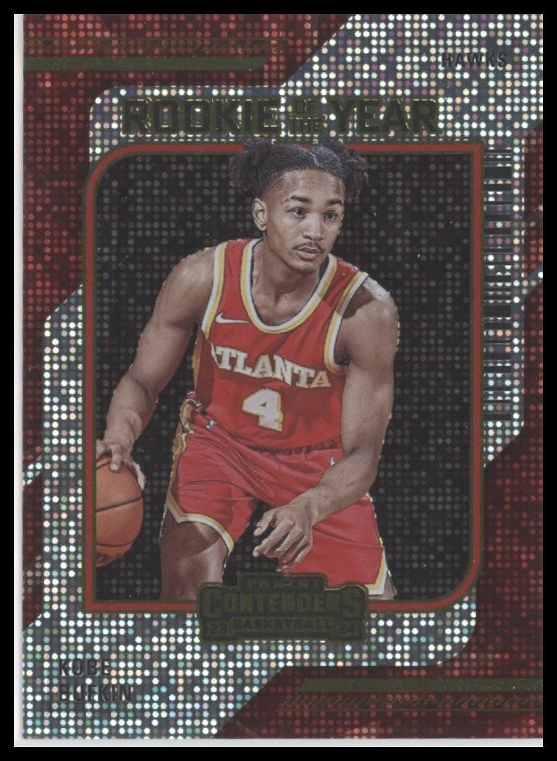 2023-24 Panini Contenders #16 Kobe Bufkin Rookie of the Year Contenders