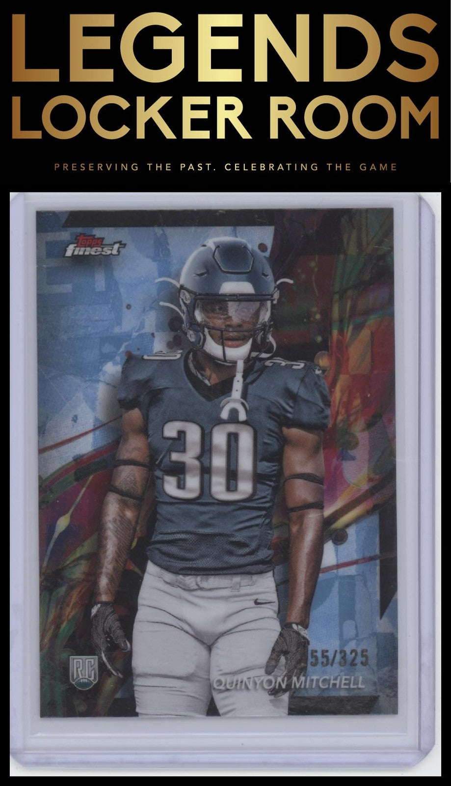 2024 Finest #53 Quinyon Mitchell Sky Blue Refractor #/325