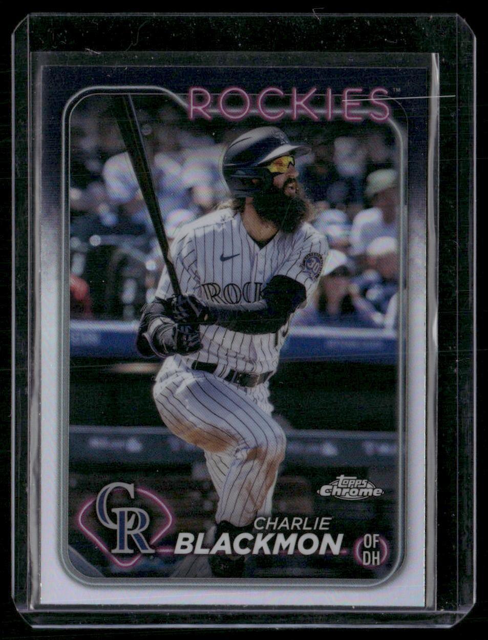 2024 Topps Chrome #157 Charlie Blackmon Refractors