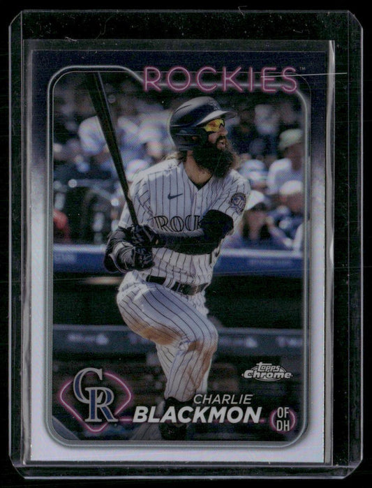 2024 Topps Chrome #157 Charlie Blackmon Refractors