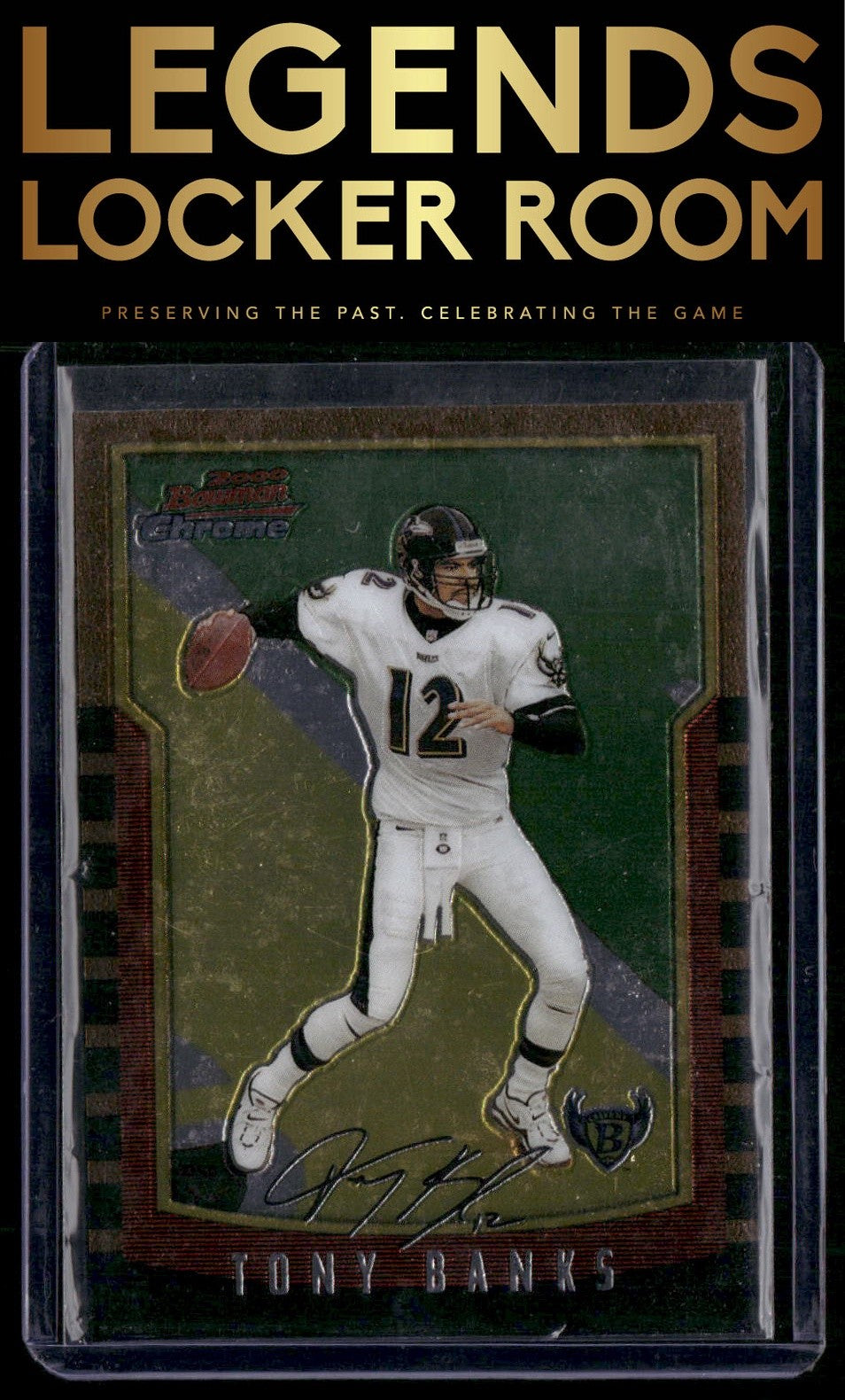 2000 Bowman Chrome #77 Tony Banks