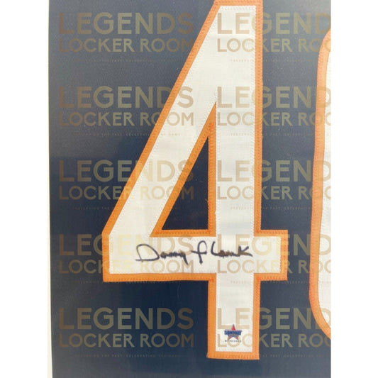 Framed Doug Plank Autographed Jersey (With Certificate of Authenticity)